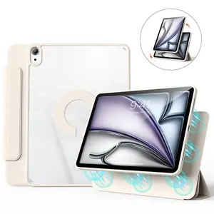 Tablet Case, 1 Count Slim Stand Protective Cover with Hard PC Translucent Back Protective Cover for iPad 10th Gen 2022, Support Touch ID, Auto Wake/Sleep, Tech Accessories, Safety Casing, Durability