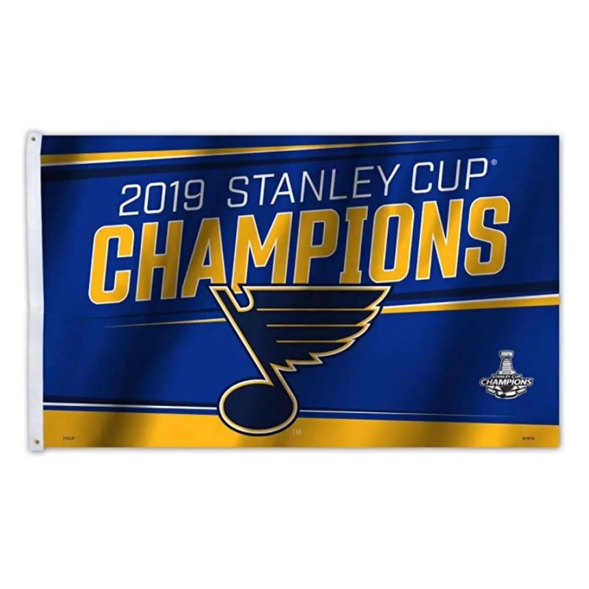 Fremont Die  3 x 5 ft. St. Louis Blues Banner Flag - 2019 Stanley Cup Champs