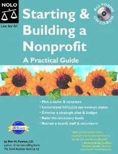 USED-Starting & Building a Nonprofit : A Practical Guide (Starting & Building a Nonprofit) by Peri Pakroo (Paperback)