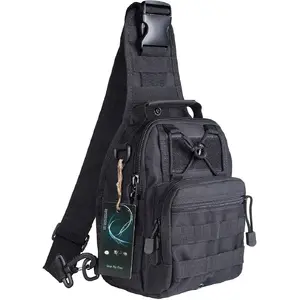 Outdoor Tactical Bag Backpack, Military Sport Bag Pack Sling Shoulder Backpack Tactical Pack for Every Day Carry