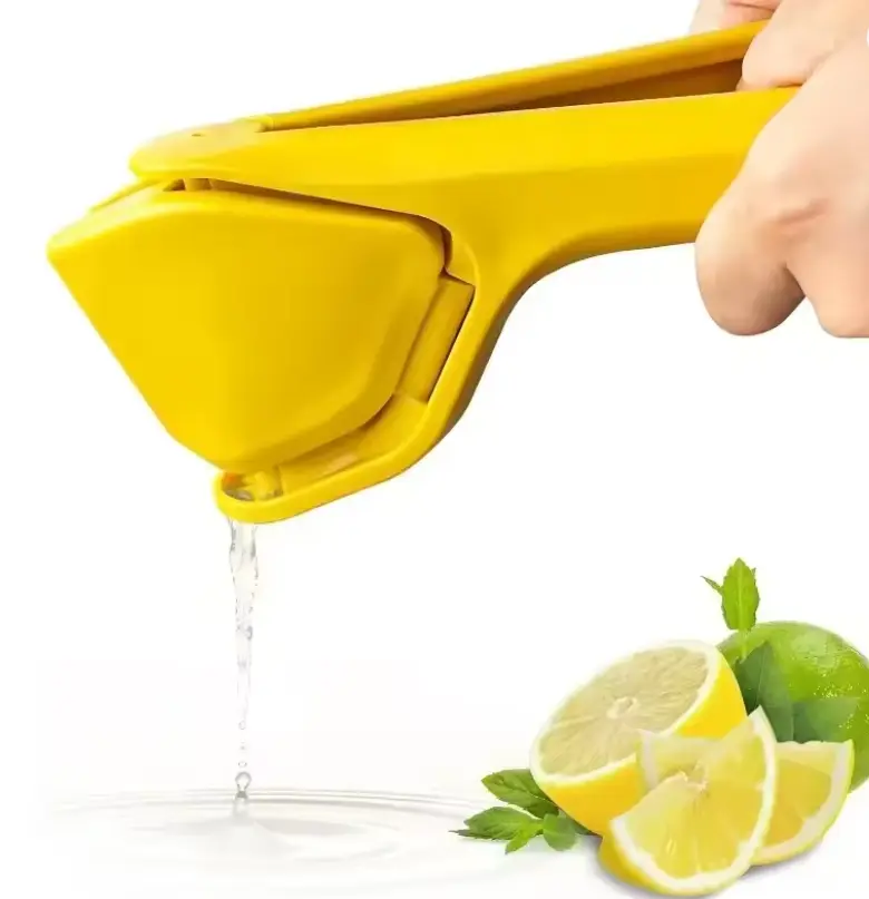 Handheld Lemon Juicer Small Manual Fruit Juicer Citrus Squeezer Folds Flat Design To Save Storage Space and Is Easy To Use