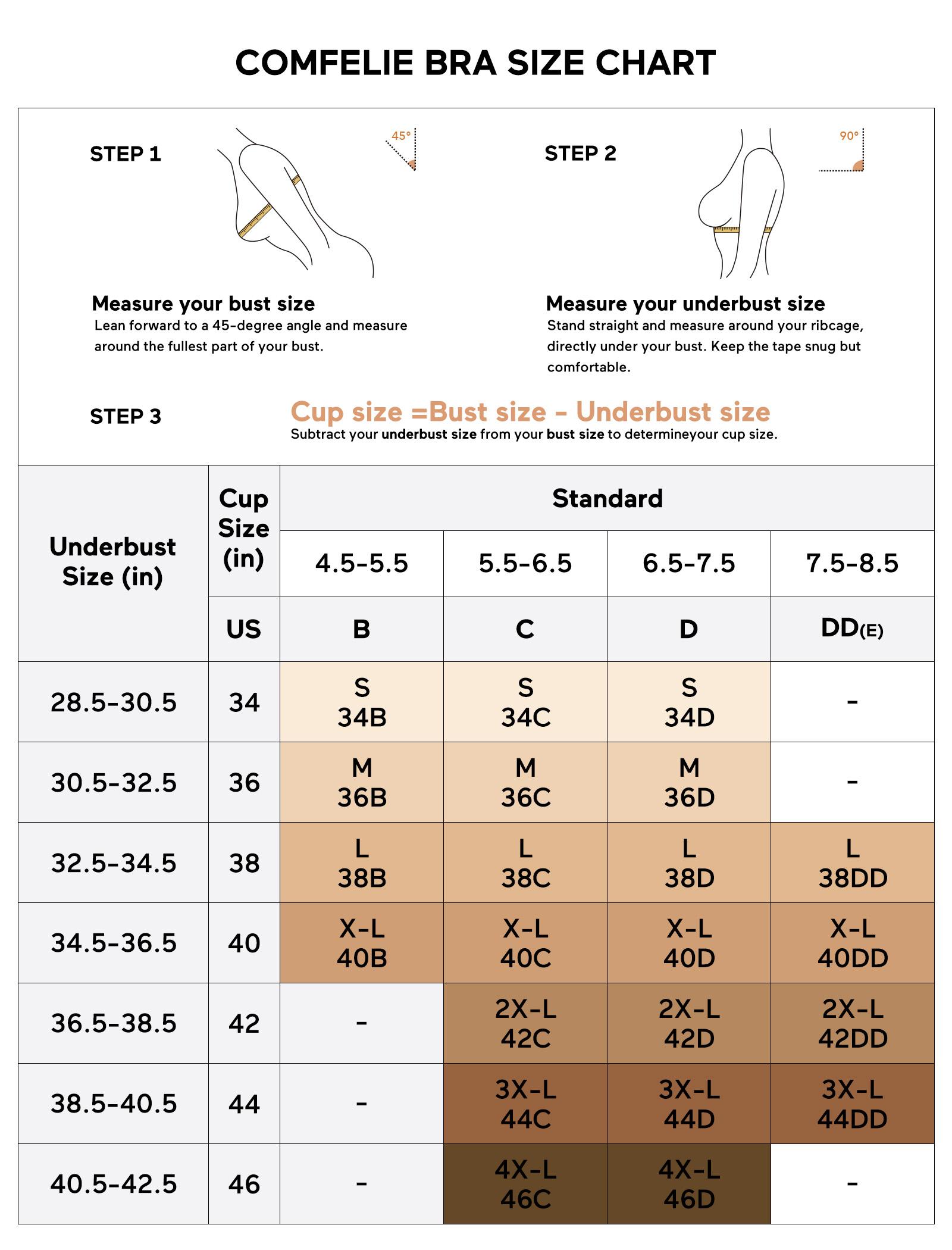 COMFELIE Plus size 4XL Wireless Bra,No Underwire with Support Seamless Bra Underwear EB001