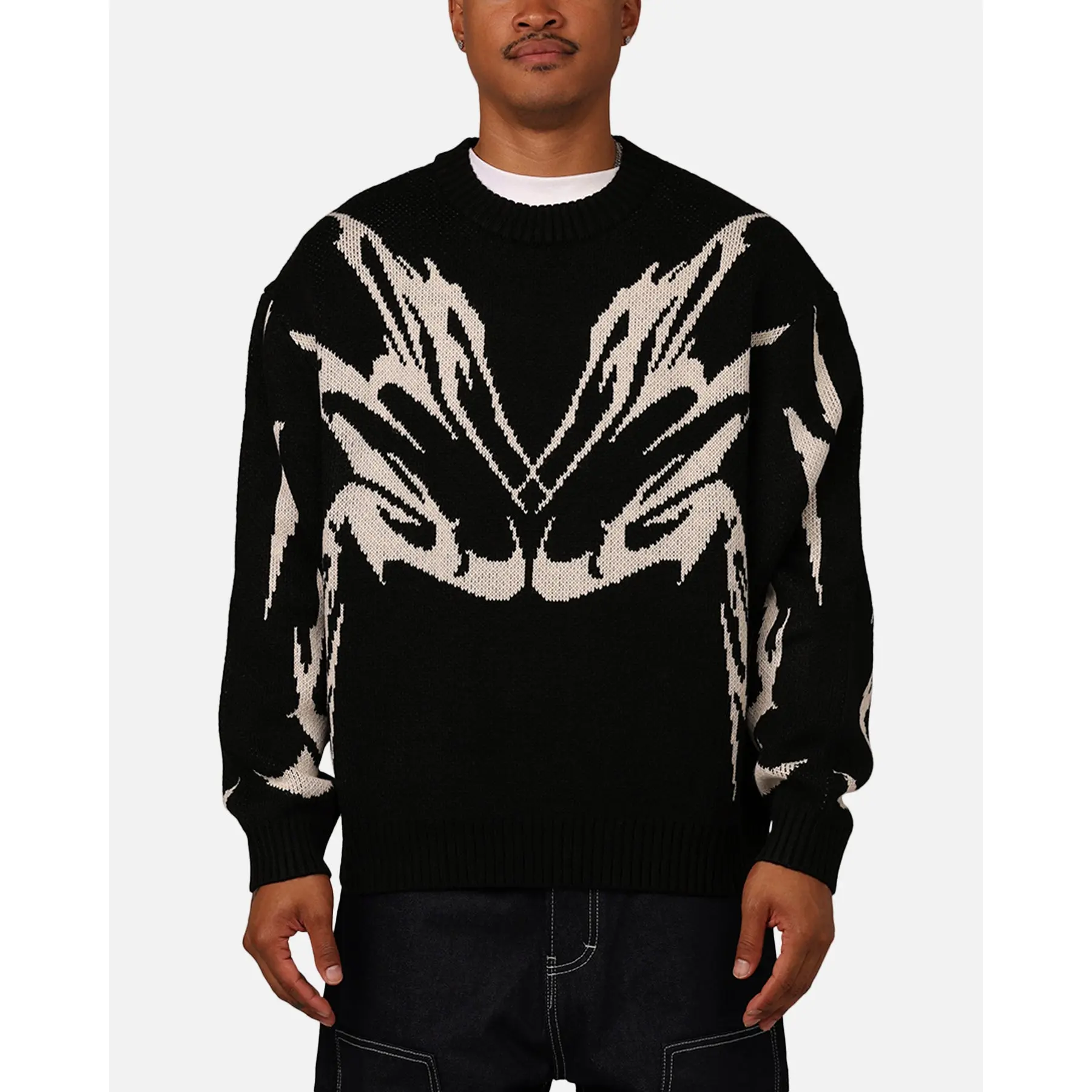 Loiter Cyber Knit Sweater Black