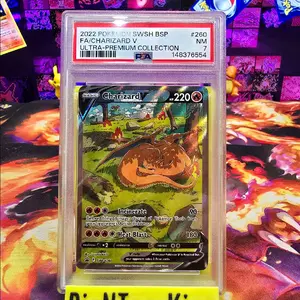 Charizard V SWSH260 PSA 7