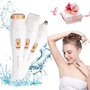 3 in 1 Electric Hair Removal Instrument, Portable Body Hair Remover for Women, USB Rechargeable Hair Removal Instrument for Face, Body, Leg, Arm, Underarm, Epilator Hair Remover