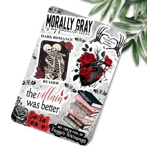 Morally Gray Dark Romance Sticker Look Insert for Clear Case | Bookish Accessories