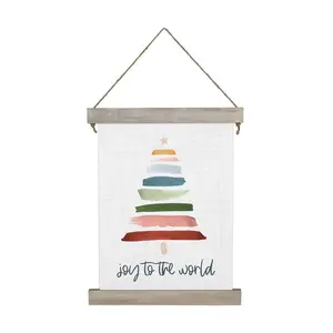 Sincere Surroundings 27.5" Joy To The World Han ging Canvas