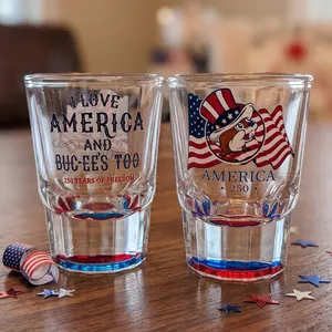 Buc-ee's 4th of July Shot Glass