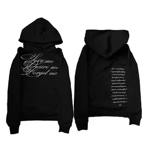 Europe, America, autumn and winter new sweater hoodie letter printing retro personality fashion loose street hoodie.