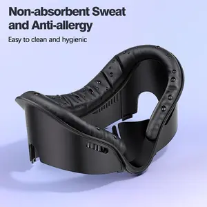Meta Oculus Quest 3 face interface and mask pad, sweat proof PU foam pad - VR accessories compatible with Meta Quest 3, (not compatible with Meta Quest 3S)