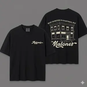 Malone's Vintage Diner Shirt, Retro Burger Restaurant Tee, Hockey Romance Shirt, Briar U Sweatshirt, Campus Hockey 25H