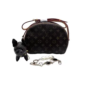 Pre-owned Louis Vuitton FRANCE Shoulder Bags H2 Middle and Ancient Flower Apple Bag (Baizhi Bag M51221) H20368