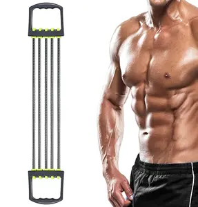 Chest Expander for Chest Arm Legs Shoulder Back Muscles Training, Chest Exerciser for Men with 5 Removable Ropes, Fitness Training Set for Pilates Push Ups Full Body Home Gym Workout Band
