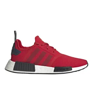 adidas Mens Nmd R1 Lace Up Sneakers Shoes Casual - Red