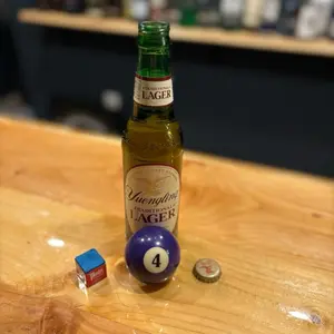 Number 4 Pool Ball Bottle Opener