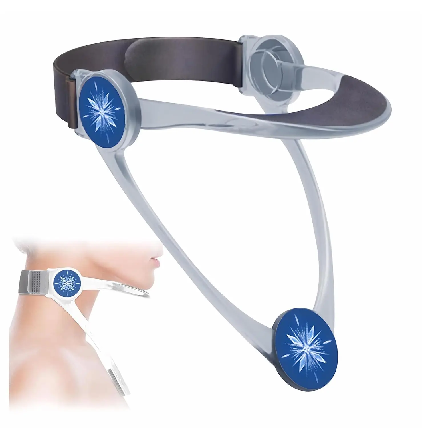5th Gen Adjustable Neck Support Brace, 4-Point Chin Support Posture Corrector for Phone, Desk Work, Study & Reading