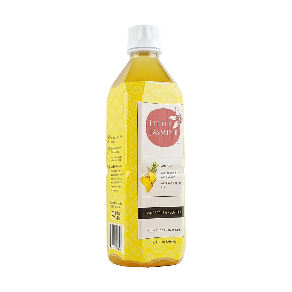 Little Jasmine Taiwan Pineapple Green Tea 500ml - Refreshing Tropical Fruit Drink