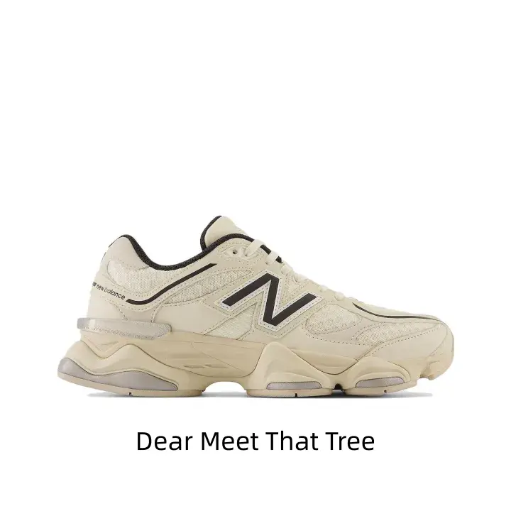 Retro Warm Cream Tone Running Shoes with Dark Outlines, Thick Sculpted Midsole for Soft Cushioning, Daily Strolls & Casual Street Outfits (Sports Collectibles Accessory)