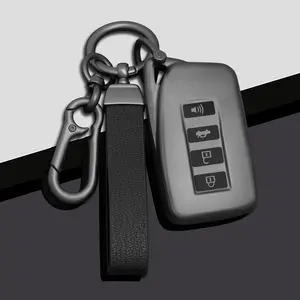 Tpu Car Key Case Cover for Lexus Es250/es300h/es350/rx300/rx350/rx450h/nx300/nx3, 4 Buttons Fob Holder, Durable Protective Accessory