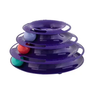 Quirky Kitty Three Layer Ball Track Cat Toy Quirky Kitty Three Layer Ball Track Cat Toy