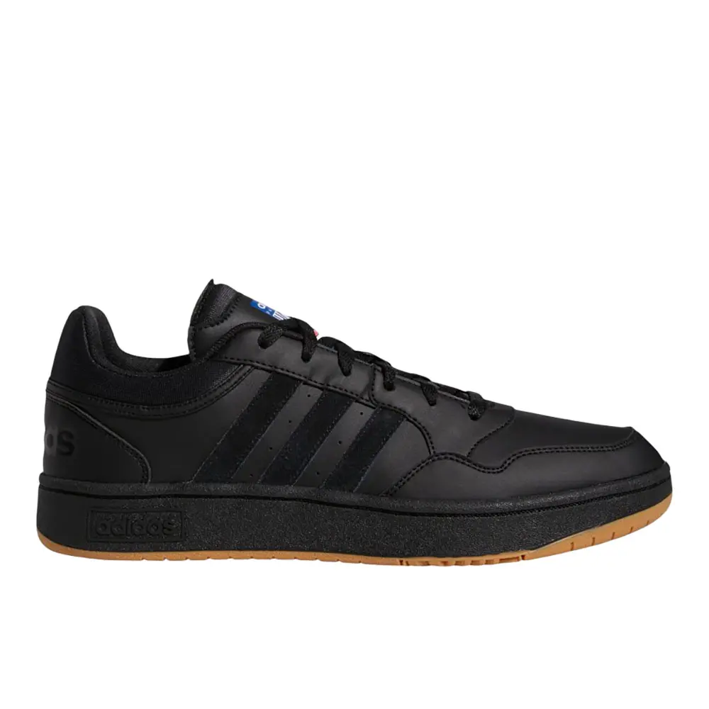 adidas Mens Hoops 3.0 Low Classic Vintage Sneakers Shoes Casual - Black