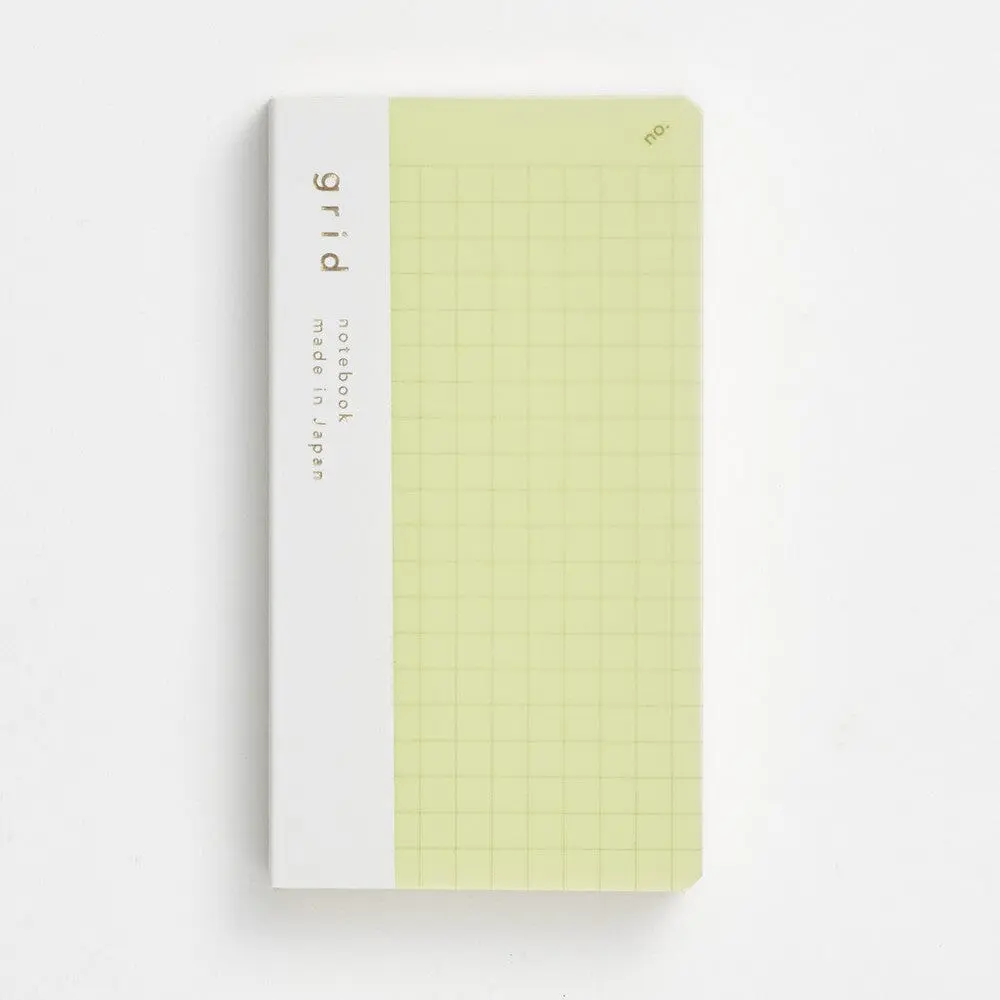 Daigo Isshoni Mini Grid Notebook - Green