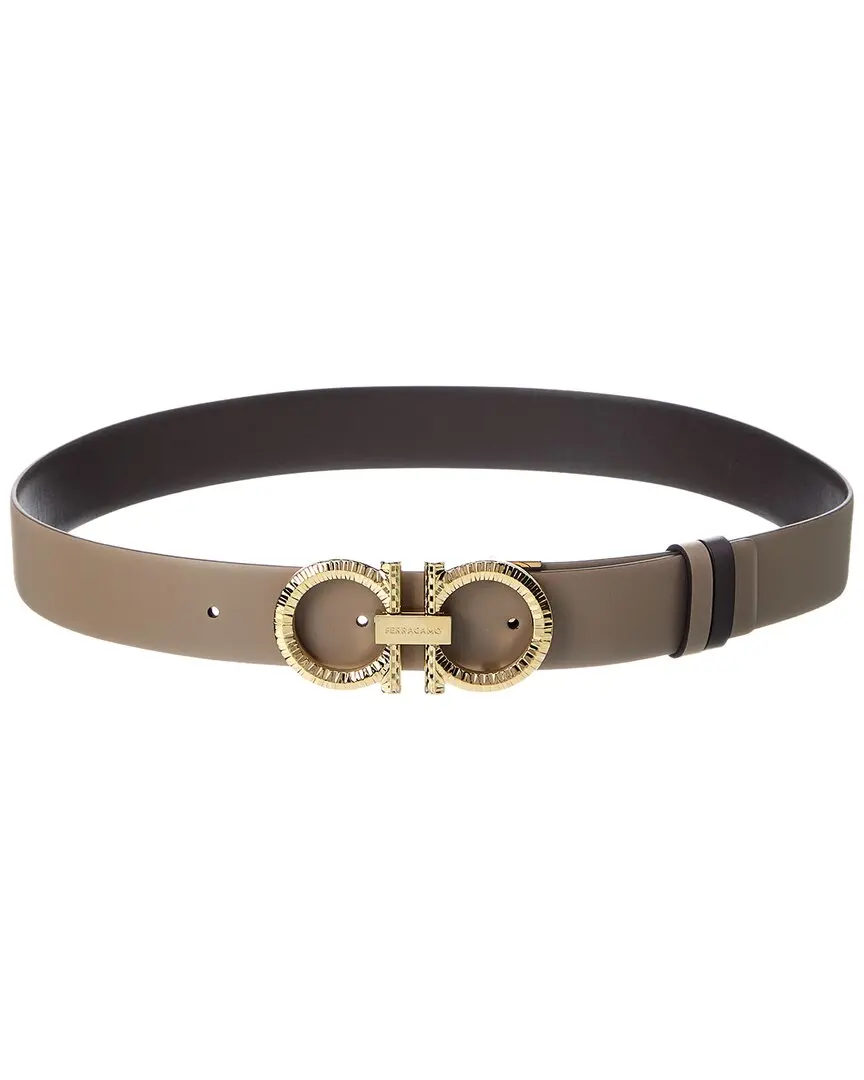 Ferragamo Gancini Reversible Leather Belt Ferragamo Gancini Reversible Leather Belt