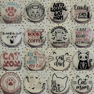 Cat Themed Mini Magnets