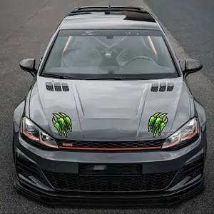 2PCS/SET Minimalist Cool Lightning Car Sticker, Car Decals, Decal For Cars, Suitable for car window decor, lightning decal, car exterior sticker, Cross-border car accessory