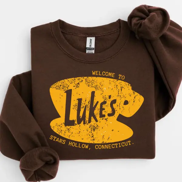 Retro Luke's Diner Sweatshirt, Stars Hollow Shirt, Gilmore Girls Collection Sweatshirt