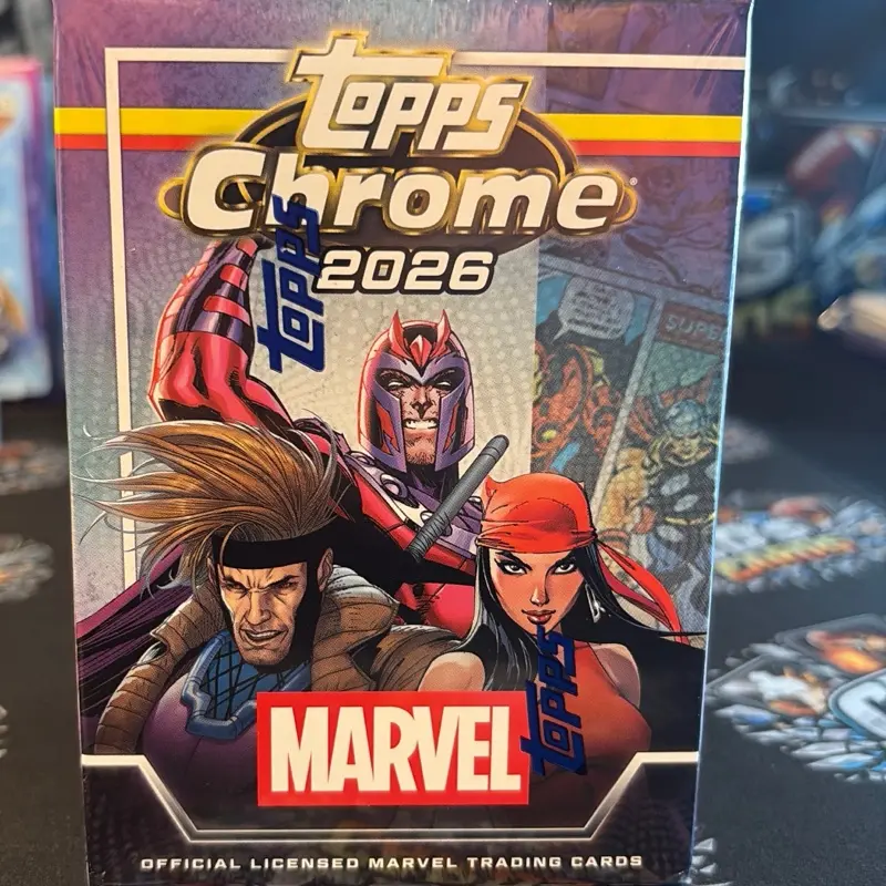Marvel topps chrome sealed box