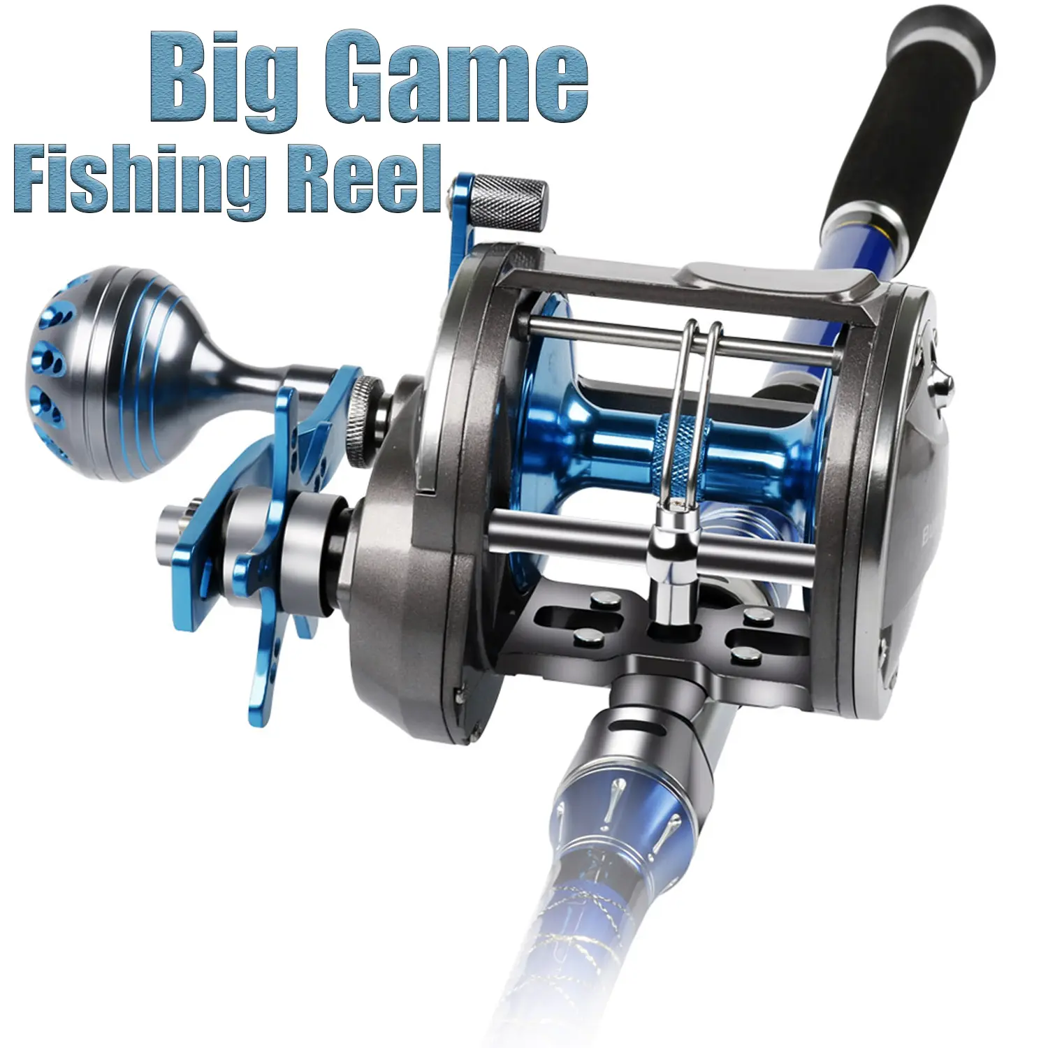 Sougayilang Rover Round Baitcasting Reel, Perfect Conventional Reel for Catfish, Salmon/Steelhead, Striper Bass and Inshore Saltwater Fishing - No.1 Highest Rated Conventional Reel, Reinforced Metal Body, Saltwater Casting Reels