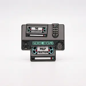 VHS Tapes Deluxe Pin