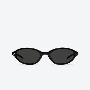 GENTLE MONSTER La Cha 01 Black Frame Black Lenses Round Shape