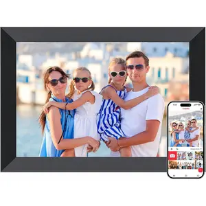 Frameo Digital Picture Frame, 10.1 Inch  WiFi Digital Photo Frame  with 1280x800 HD IPS Touch Screen, Auto-Rotate, Wall Mountable, Share Photos/Videos Instantly via Frameo App