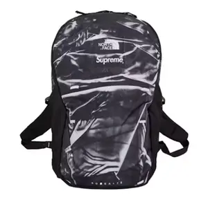 Supreme x TNF Printed Borealis Trompe L'oeil Backpack Black
