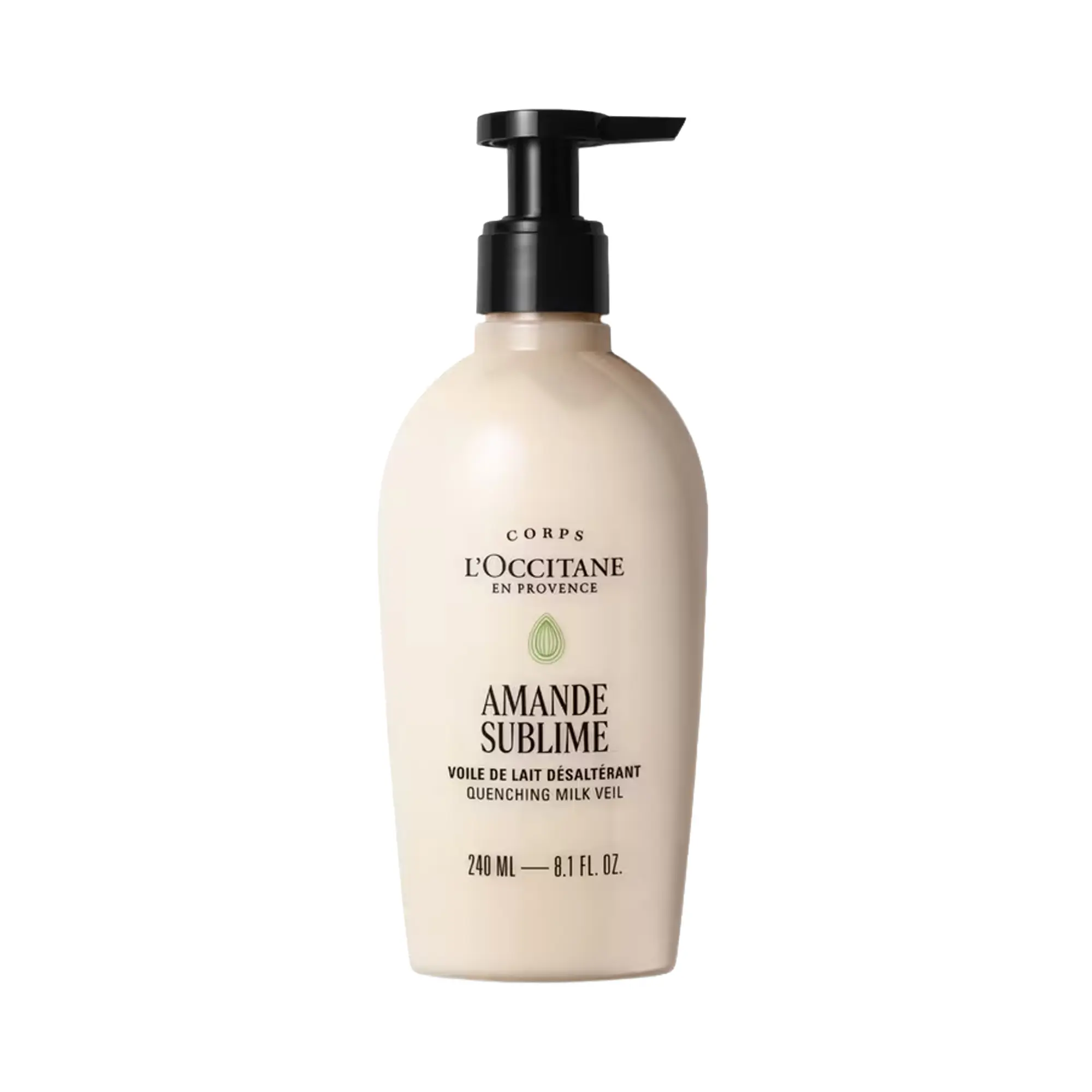 L'Occitane Almond Milk Veil Body Moisturizer with Glycerin, Shea Butter & Sweet Almond Oil for Smooth Firm Skin, Body Care, Daily