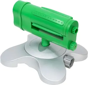 RESTMO Oscillating Sprinkler for Lawn and Garden with Rotating Base, 4-Way Adjustable Watering Patterns, Covers Up to 3,200 Sq.Ft for Large Yard and Newly Seeded Areas