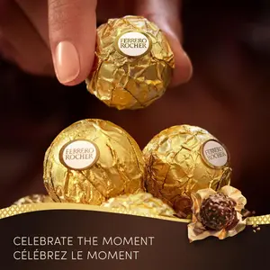 Ferrero Rocher Hazelnut Milk Chocolate Candy – 48 ct