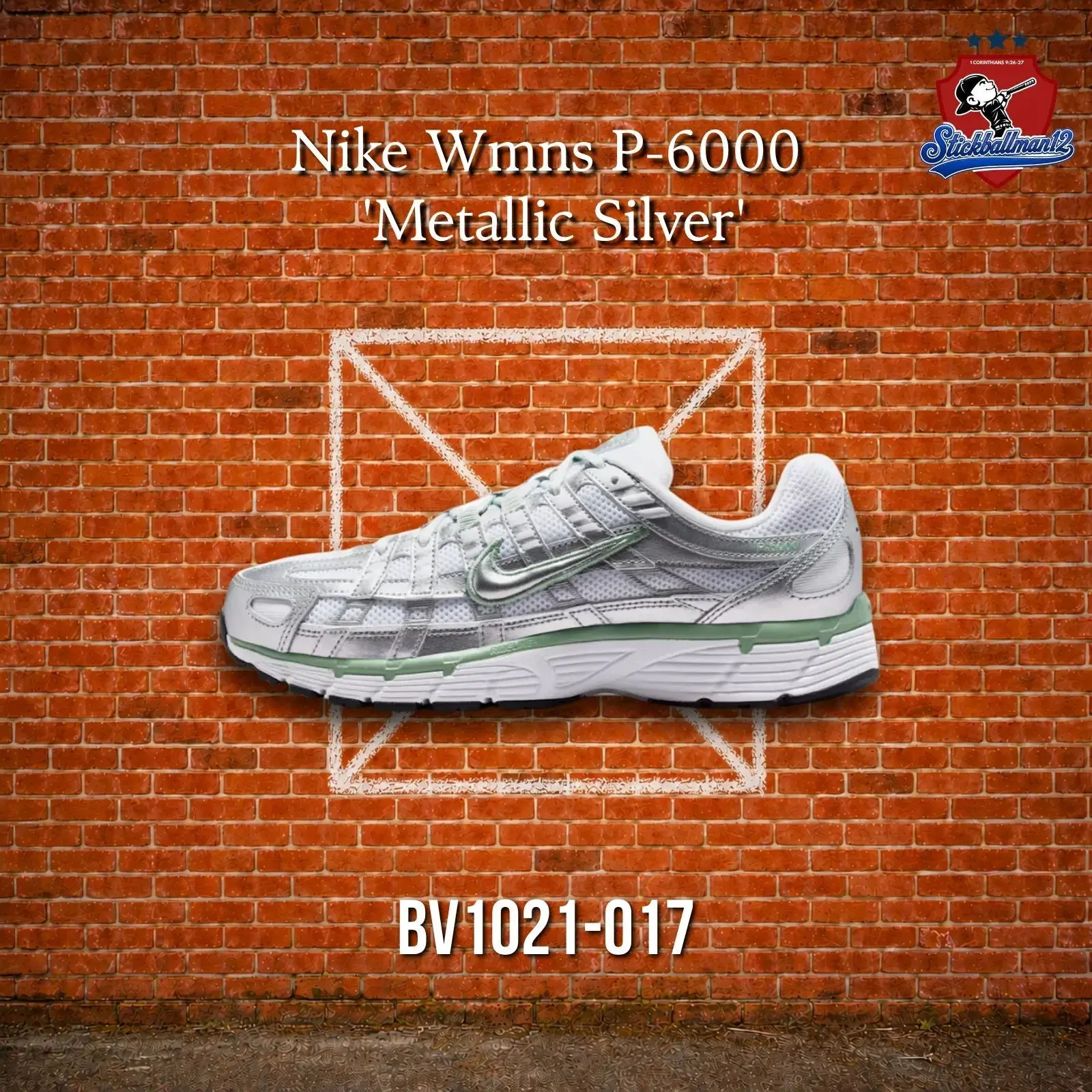 Nike Wmns P-6000 'Metallic Silver' (BV1021-017)