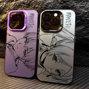 Anime Couple Phone Case For iPhone 17 16 15 14 13 12 11 Pro Max Plus Air And Galaxy S25 S24 S23 S22 Ultra Plus FE Frieren Matte Hard Back Cover Unique Gift For Christmas Birthday
