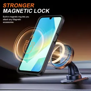 Samsung Galaxy A06 A16 A36 A56 A35 A55 A37 4g/5g Lens Protector, Magnetic Car Mount, Matte Shockproof Design, Sliding Camera Cover