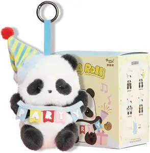 The Panda Rolling Circle Series plush animal toys are designed to be soft and adorable. Each set contains one item. With unique poses, they are the ideal gift for panda lovers.