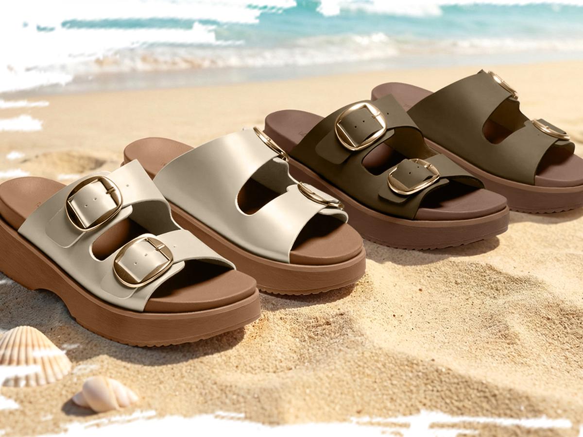 Vilanva Women’s Orthopedic Platform Wedge Walking Slides with Arch Support Soft Footbed for Plantar Fasciitis Relief Adjustable Buckle Trendy Summer 2026