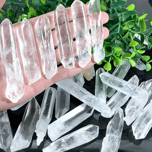 Amazing Natural Transparent Quartz Tower, Crystal Obelisk, Quartz Crystal Stick, Mineral Specimen, Perfect Home Decor Art Collection Gift