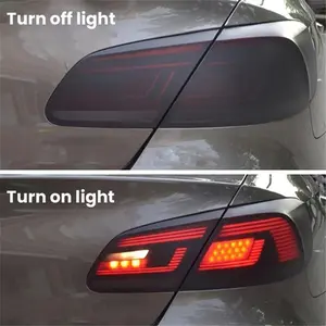 Yitap Premium PVC Car Light Film, Smoke Color Changing Headlight Tailight Foglight Protection, Durable High Gloss Surface, Headlight Decals, Vehicle Exterior Decoration