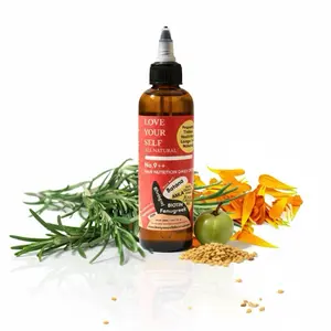 No.9++ Hair Nutrition Daily Drops with Biotin, MSM, Hair Growth Herbs, Black & Red Castor Oils, Tea Tree & Peppermint Oils for Faster Growth & Strength