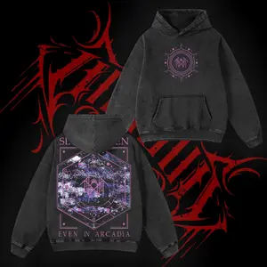 [COLLECTION WASHED HOODIE] Sleep Token Even In Arcadia Heavy Metal Washed Hoodie, Rock Band Oversized Heavyweight Cotton Washed Hoodie, Gift For Fan Clothes, Gift For Rock Music Lover, Gift For Fan