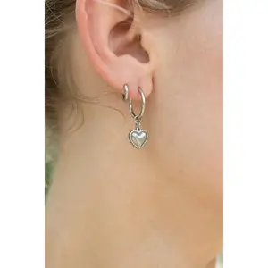 All My Heart Earrings-Silver