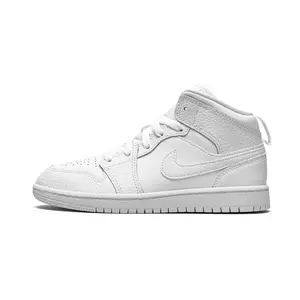Jordan 1 MID PS "Triple White" 640734 130